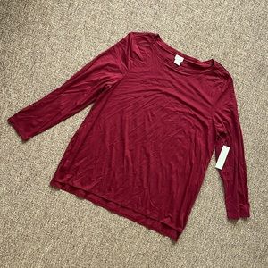 Chico’s long-sleeve knit top